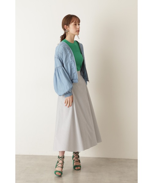 JILL STUART（ジルスチュアート）の「◆ロンダブルゾン（ブルゾン・レディース・ベージュ/ブルー・SMALL/MEDIUM）」の11枚目の写真