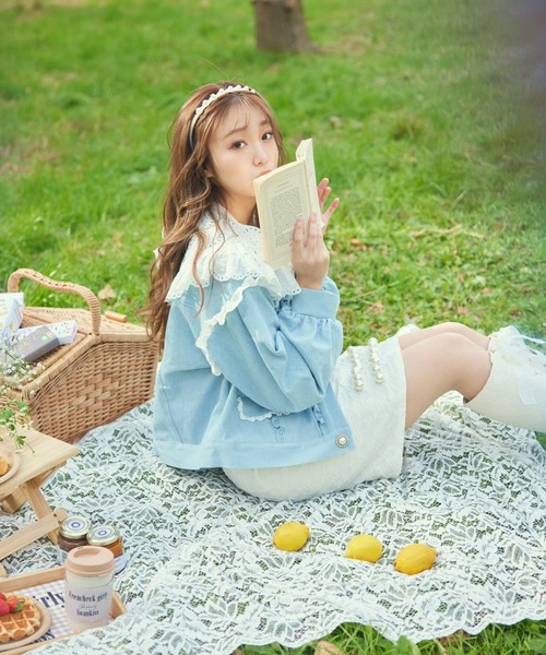 Swankiss(スワンキス)の「SX cotton denim Gジャン(その他アウター・レディース・ブルー/ライトブルー/インディゴブルー・FREE)」の21枚目の写真