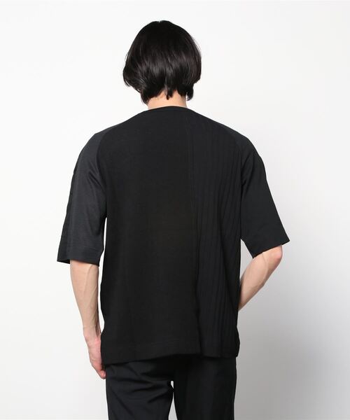 C DIEM(カルペディエム)の「C DIEM(カルペディエム)パッチワーク半袖Tシャツ(Tシャツ/カットソー・メンズ・ブラック/ホワイト・L/M/S)」の15枚目の写真