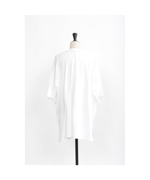 gomme（ゴム）の「24/-天竺　サイドスリットＴ（Tシャツ/カットソー・レディース・ホワイト/ブラック/ベージュ/トップグレー・MEDIUM）」の17枚目の写真