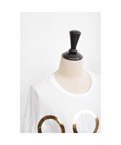 gomme（ゴム）の「24/-天竺　サイドスリットＴ（Tシャツ/カットソー・レディース・ホワイト/ブラック/ベージュ/トップグレー・MEDIUM）」の18枚目の写真