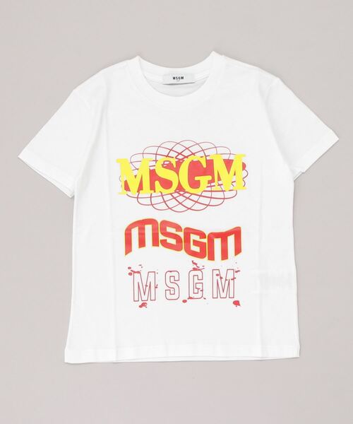 MSGM(エムエスジーエム)の「MSGM(エムエスジーエム)Kids & Junior プリント半袖Tシャツ(Tシャツ/カットソー・キッズ・ブラック/ロイヤルブルー/ホワイト・12Y/14Y/4Y/10Y)」の16枚目の写真