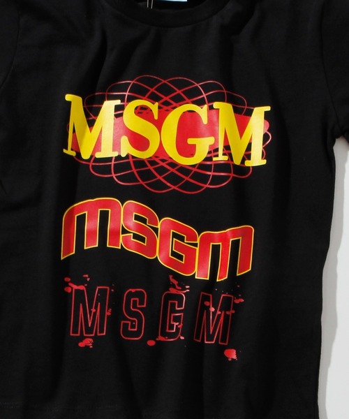 MSGM(エムエスジーエム)の「MSGM(エムエスジーエム)Kids & Junior プリント半袖Tシャツ(Tシャツ/カットソー・キッズ・ブラック/ロイヤルブルー/ホワイト・12Y/14Y/4Y/10Y)」の7枚目の写真
