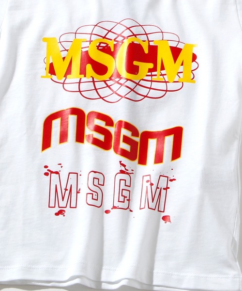 MSGM(エムエスジーエム)の「MSGM(エムエスジーエム)Kids & Junior プリント半袖Tシャツ(Tシャツ/カットソー・キッズ・ブラック/ロイヤルブルー/ホワイト・12Y/14Y/4Y/10Y)」の10枚目の写真