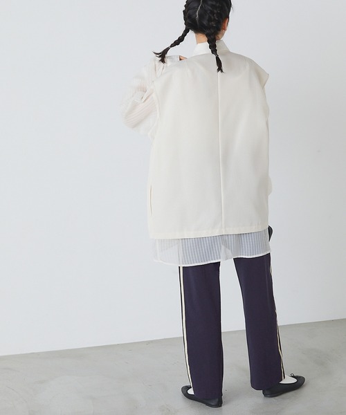 forksy.（フォルクシー）の「【forksy.】カラーサイドラインカットストレートイージーパンツ（その他パンツ・レディース・ネイビー/グリーン/アイボリー・FREE）」の16枚目の写真