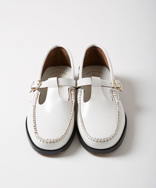 Firsthand（ファーストハンド）の「Firsthand/ファーストハンド ARTESANOS / アルテサノス　Tストラップローファー（ローファー・レディース・ホワイト/ブラック・38/37/36）」の15枚目の写真