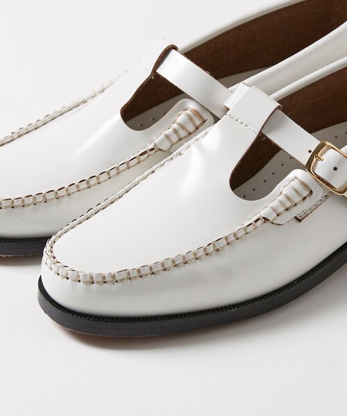 Firsthand（ファーストハンド）の「Firsthand/ファーストハンド ARTESANOS / アルテサノス　Tストラップローファー（ローファー・レディース・ホワイト/ブラック・38/37/36）」の19枚目の写真