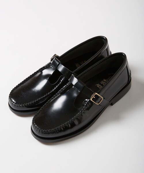 Firsthand（ファーストハンド）の「Firsthand/ファーストハンド ARTESANOS / アルテサノス　Tストラップローファー（ローファー・レディース・ホワイト/ブラック・38/37/36）」の8枚目の写真