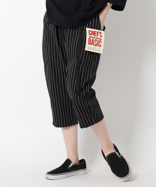 BASECONTROL（ベースコントロール）の「◆ストレッチジョガー 七分丈 クロップドパンツ（その他パンツ・レディース・ライトブルー/ブラック/ベージュ/ネイビー/カーキ/アイボリー/ブラック系1/ブラック系2/ネイビー系/ブルー系/ブルー系6・99）」の4枚目の写真