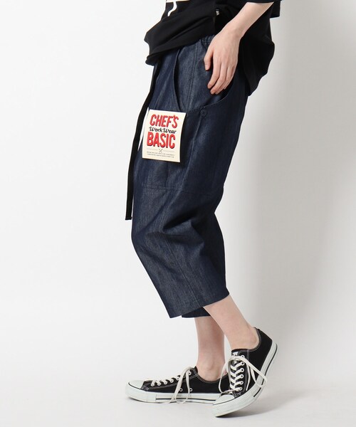 BASECONTROL（ベースコントロール）の「◆ストレッチジョガー 七分丈 クロップドパンツ（その他パンツ・レディース・ライトブルー/ブラック/ベージュ/ネイビー/カーキ/アイボリー/ブラック系1/ブラック系2/ネイビー系/ブルー系/ブルー系6・99）」の9枚目の写真