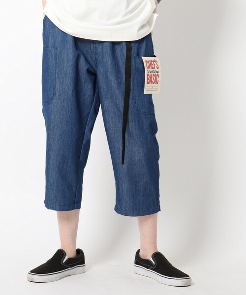 BASECONTROL（ベースコントロール）の「◆ストレッチジョガー 七分丈 クロップドパンツ（その他パンツ・レディース・ライトブルー/ブラック/ベージュ/ネイビー/カーキ/アイボリー/ブラック系1/ブラック系2/ネイビー系/ブルー系/ブルー系6・99）」の10枚目の写真