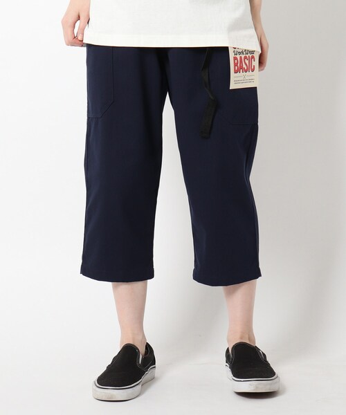 BASECONTROL（ベースコントロール）の「◆ストレッチジョガー 七分丈 クロップドパンツ（その他パンツ・レディース・ライトブルー/ブラック/ベージュ/ネイビー/カーキ/アイボリー/ブラック系1/ブラック系2/ネイビー系/ブルー系/ブルー系6・99）」の8枚目の写真