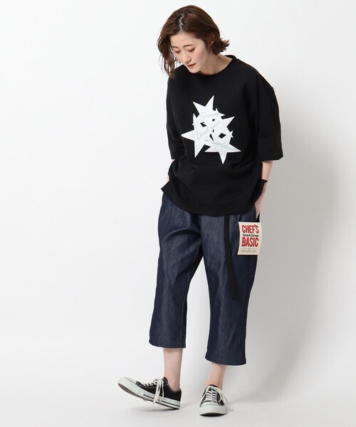 BASECONTROL（ベースコントロール）の「◆ストレッチジョガー 七分丈 クロップドパンツ（その他パンツ・レディース・ライトブルー/ブラック/ベージュ/ネイビー/カーキ/アイボリー/ブラック系1/ブラック系2/ネイビー系/ブルー系/ブルー系6・99）」の14枚目の写真