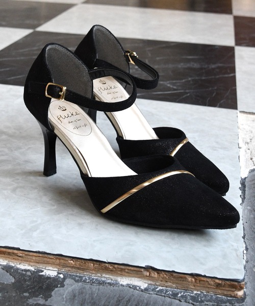 NOFALL（ノーフォール）の「ポインテッドトゥセパレートピンヒールパンプス（パンプス・レディース・アイボリー/ブラック系その他/ベージュ系その他2/シルバー系その他2/ブラック系その他2/パイソン・SS/L/M/LL/S/3L）」の3枚目の写真