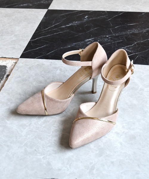 NOFALL（ノーフォール）の「ポインテッドトゥセパレートピンヒールパンプス（パンプス・レディース・アイボリー/ブラック系その他/ベージュ系その他2/シルバー系その他2/ブラック系その他2/パイソン・SS/L/M/LL/S/3L）」の4枚目の写真