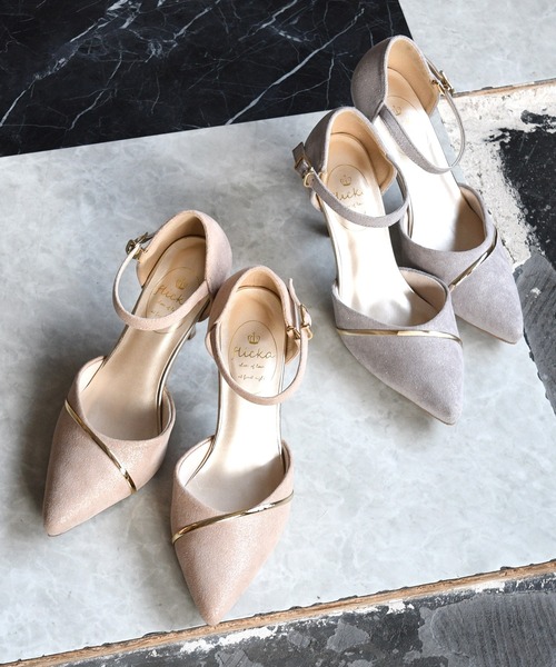 NOFALL（ノーフォール）の「ポインテッドトゥセパレートピンヒールパンプス（パンプス・レディース・アイボリー/ブラック系その他/ベージュ系その他2/シルバー系その他2/ブラック系その他2/パイソン・SS/L/M/LL/S/3L）」の8枚目の写真