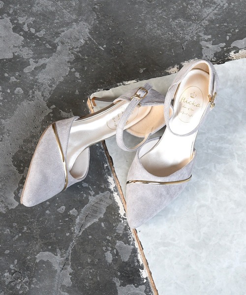 NOFALL（ノーフォール）の「ポインテッドトゥセパレートピンヒールパンプス（パンプス・レディース・アイボリー/ブラック系その他/ベージュ系その他2/シルバー系その他2/ブラック系その他2/パイソン・SS/L/M/LL/S/3L）」の7枚目の写真