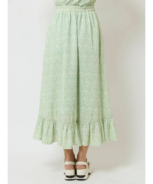 merry jenny（メリージェニー）の「flowerフレアスカート（スカート・レディース・ピンク/イエロー/グリーン・FREE）」の21枚目の写真