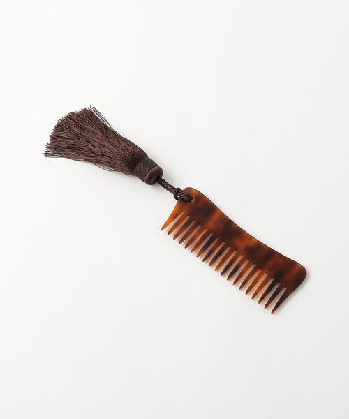 ＜SOPHIE BUHAI＞TASSEL COMB MD.BROWN/コームの2枚目の写真