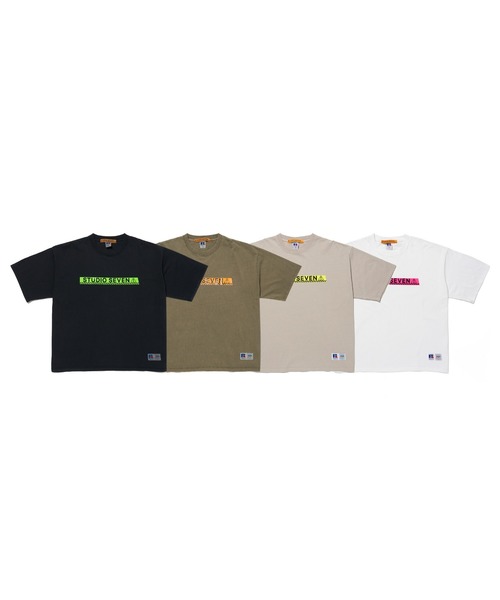 STUDIO SEVEN(スタジオ セブン)の「Russell Athletic x STUDIO SEVEN SS Tee 1【STUDIOSEVEN/スタジオセブン】(Tシャツ/カットソー・メンズ・グレー/ホワイト/カーキ/ブラック・MEDIUM/LARGE)」の11枚目の写真
