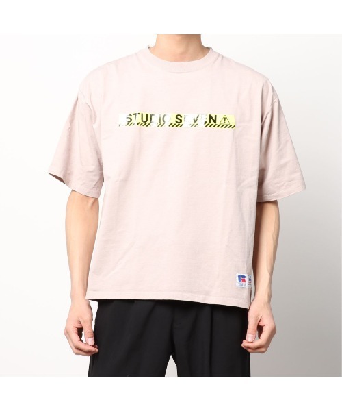 STUDIO SEVEN(スタジオ セブン)の「Russell Athletic x STUDIO SEVEN SS Tee 1【STUDIOSEVEN/スタジオセブン】(Tシャツ/カットソー・メンズ・グレー/ホワイト/カーキ/ブラック・MEDIUM/LARGE)」の15枚目の写真