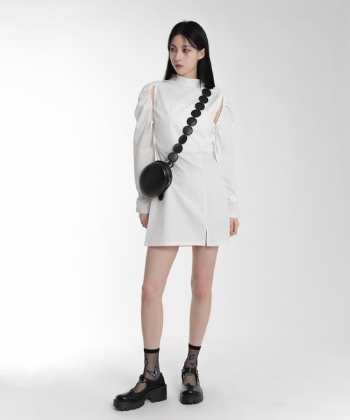 FOLLOWIN（フォロウィン）の「3WAYラウンドショルダーバッグ（ショルダーバッグ・レディース・ブラック・ONE SIZE）」の13枚目の写真