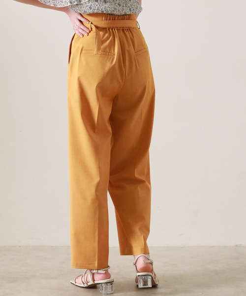 Cheek（チーク）の「【サイズ展開あり】ベルト付きハイウエストパンツ（その他パンツ・レディース・ネイビー/キャメル・SMALL/MEDIUM）」の20枚目の写真