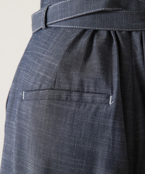 Cheek（チーク）の「【サイズ展開あり】ベルト付きハイウエストパンツ（その他パンツ・レディース・ネイビー/キャメル・SMALL/MEDIUM）」の8枚目の写真