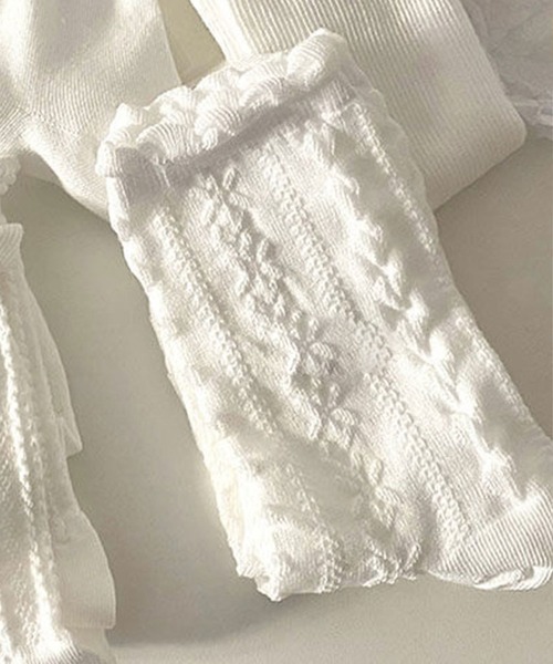 EPICKS（エピックス）の「ホワイトアソートレディースソックス ショート 白ソックス靴下（ソックス/靴下・レディース・その他1/その他2/その他3/その他4/その他5/その他6・23cm～25cm）」の9枚目の写真