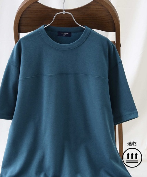 BACK NUMBER（バックナンバー）の「【BACK NUMBER】速乾切替Ｔシャツ / 吸水速乾（Tシャツ/カットソー・メンズ・ネイビー/グリーン/ライトベージュ・XL/L/M/S）」の3枚目の写真