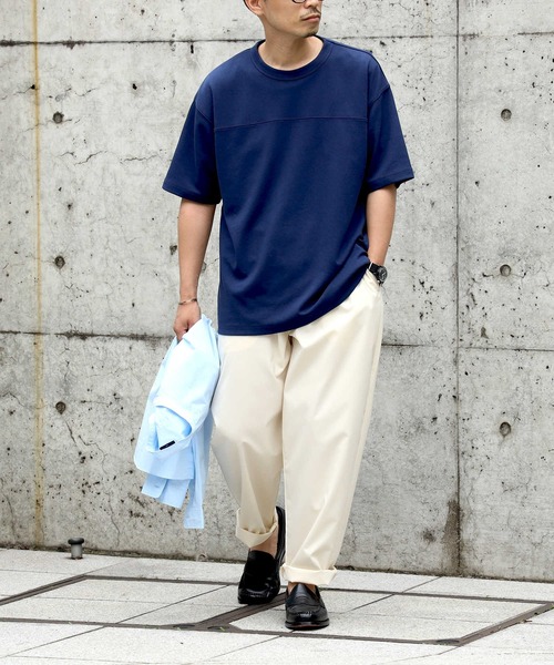 BACK NUMBER（バックナンバー）の「【BACK NUMBER】速乾切替Ｔシャツ / 吸水速乾（Tシャツ/カットソー・メンズ・ネイビー/グリーン/ライトベージュ・XL/L/M/S）」の12枚目の写真