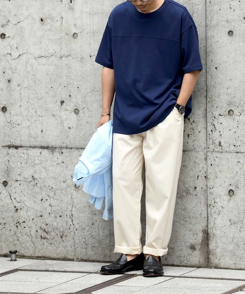 BACK NUMBER（バックナンバー）の「【BACK NUMBER】速乾切替Ｔシャツ / 吸水速乾（Tシャツ/カットソー・メンズ・ネイビー/グリーン/ライトベージュ・XL/L/M/S）」の13枚目の写真