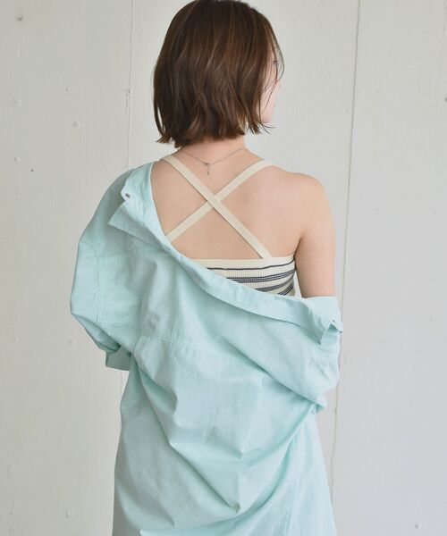 RETRO GIRL（レトロガール）の「マルチボーダーニットキャミ（キャミソール・レディース・ホワイト系その他/ブルー系その他/オレンジ系その他・FREE）」の19枚目の写真