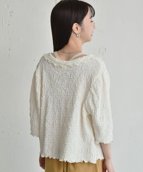 RETRO GIRL（レトロガール）の「マルチボーダーニットキャミ（キャミソール・レディース・ホワイト系その他/ブルー系その他/オレンジ系その他・FREE）」の12枚目の写真