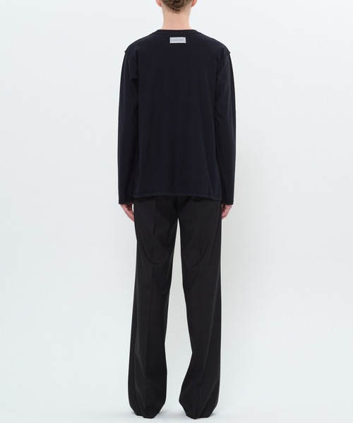DRESSEDUNDRESSED(ドレスドアンドレスド)の「Inside Out Long Sleeve T-Shirt(Tシャツ/カットソー・メンズ・ブラック/ホワイト・2/4/3)」の5枚目の写真