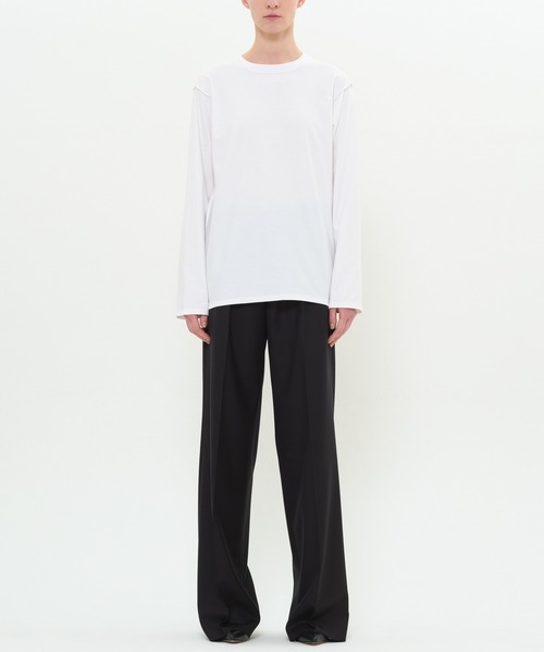 DRESSEDUNDRESSED(ドレスドアンドレスド)の「Inside Out Long Sleeve T-Shirt(Tシャツ/カットソー・メンズ・ブラック/ホワイト・2/4/3)」の7枚目の写真