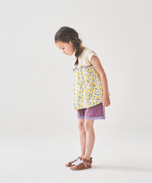 ACOBA(ACOBA)の「ストレッチパンツ(その他パンツ・キッズ・ベージュ/パープル・100/120/110/130)」の8枚目の写真