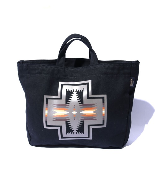 PENDLETON(ペンドルトン)の「PENDLETON / ペンドルトン CANVAS TOTE トートバック ハンドバッグ 2WAY(トートバッグ・メンズ・ブラック/オフホワイト・ONE SIZE)」の19枚目の写真