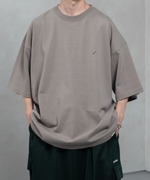 Perushu | ワンポイントロゴ刺繍Tシャツ(Tシャツ/カットソー)