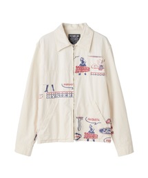 HYSTERIC GLAMOUR | HYSTERIC FANTASTIC柄スクラッチ スポーツジャケット(ブルゾン)