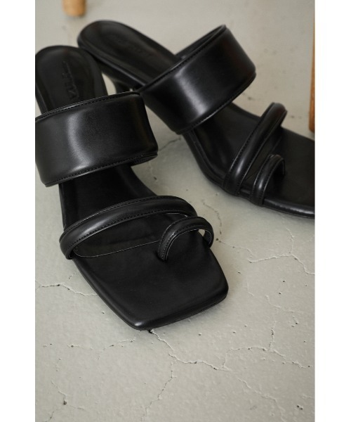 AZUL by moussy（アズールバイマウジー）の「CUSHION BELT SANDALS/クッションベルトサンダル（サンダル・レディース・ブラック/ブルー/ベージュ・LARGE/MEDIUM/SMALL）」の8枚目の写真