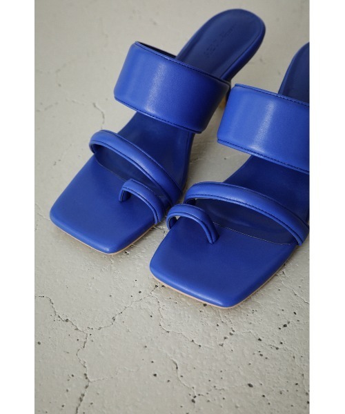 AZUL by moussy（アズールバイマウジー）の「CUSHION BELT SANDALS/クッションベルトサンダル（サンダル・レディース・ブラック/ブルー/ベージュ・LARGE/MEDIUM/SMALL）」の21枚目の写真