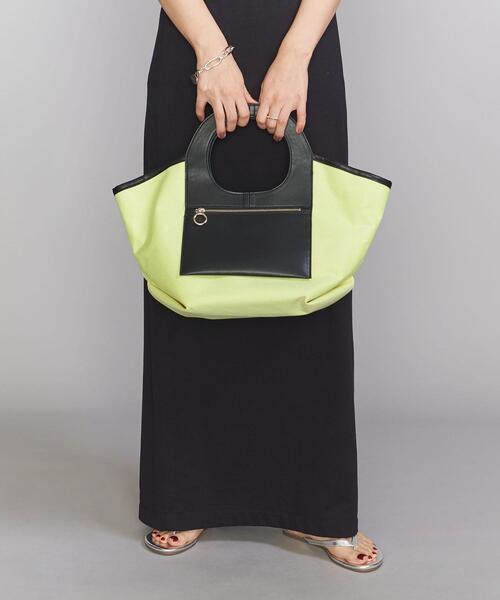 Anti-Forme Design(アンチフォルムデザイン)の「<ANTI FORME DESIGN>サークル ハンドル トート(トートバッグ・レディース・ナチュラル/イエロー・FREE)」の6枚目の写真