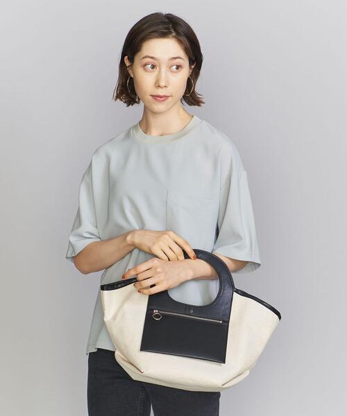 Anti-Forme Design(アンチフォルムデザイン)の「<ANTI FORME DESIGN>サークル ハンドル トート(トートバッグ・レディース・ナチュラル/イエロー・FREE)」の3枚目の写真