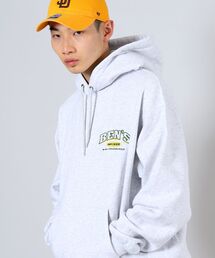 BEN DAVIS（ベンデイビス）の「【BEN DAVIS(ベンデイビス)】SPONSORED HOODIE / ワンポイント刺繍 オーバルロゴ バックプリント スウェット パーカー（パーカー・メンズ）」