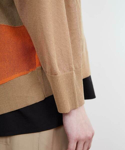 FRAPBOIS（フラボア）の「バルーンカーデ（カーディガン/ボレロ・レディース・ベージュ/ブルー・1）」の22枚目の写真