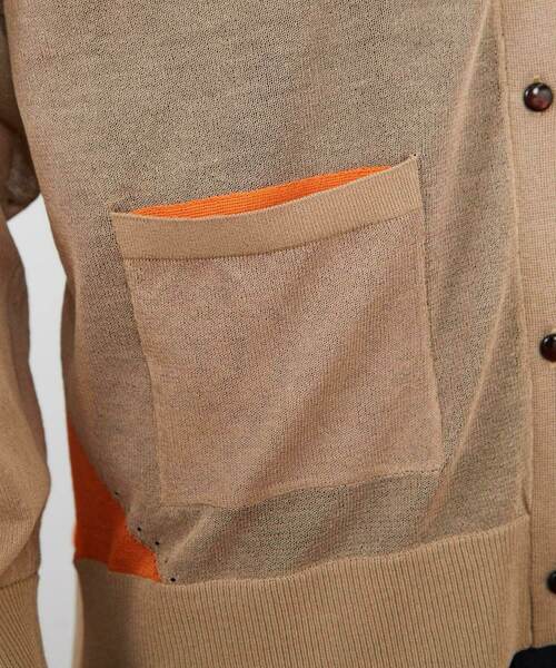 FRAPBOIS（フラボア）の「バルーンカーデ（カーディガン/ボレロ・レディース・ベージュ/ブルー・1）」の19枚目の写真