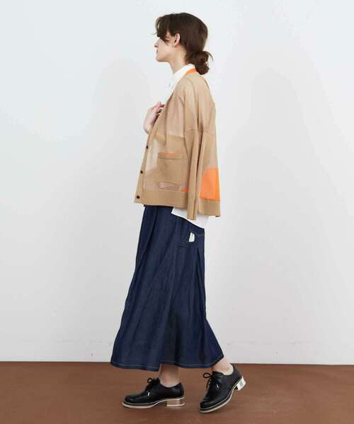 FRAPBOIS（フラボア）の「バルーンカーデ（カーディガン/ボレロ・レディース・ベージュ/ブルー・1）」の17枚目の写真