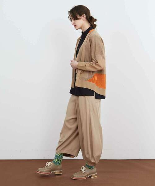 FRAPBOIS（フラボア）の「バルーンカーデ（カーディガン/ボレロ・レディース・ベージュ/ブルー・1）」の11枚目の写真