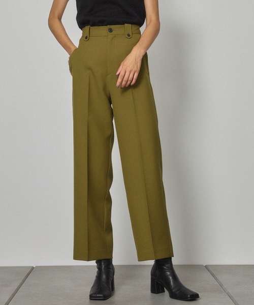 PUBLIC TOKYO（パブリックトウキョウ）の「【セットアップ対応】ワイドセミテーパートパンツ（その他パンツ・レディース・カーキ/ダークグレー・FREE）」の8枚目の写真